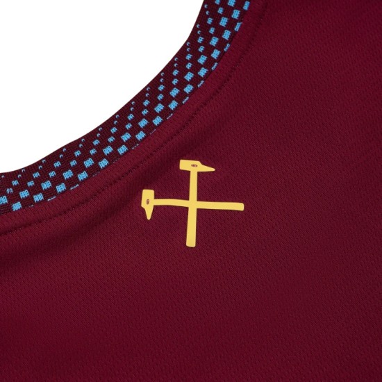 Camiseta de Local Sin Patrocinador West Ham United 2026/27 para Mujer Camiseta de Local Sin Patrocinador West Ham United 2026/27 para Mujer