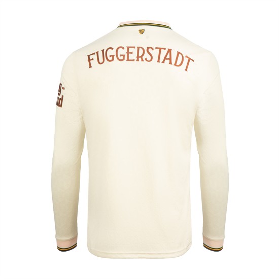 Camiseta Especial Manga Larga 2025/26 FC Augsburg Crema Niño