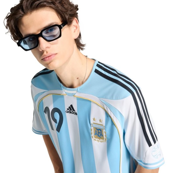 Camiseta Retro Local Argentina 2006 para Niño Messi #19 Camiseta Retro Local Argentina 2006 para Niño Messi #19