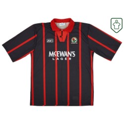 Camiseta retro Blackburn Rovers 1994/95 visitante para hombre Shearer #9