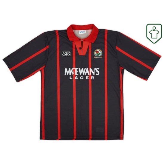 Camiseta retro Blackburn Rovers 1994/95 visitante para hombre Shearer #9