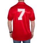 Camiseta Retro España 1982 Copa del Mundo #7 Hombre Camiseta Retro España 1982 Copa del Mundo #7 Hombre