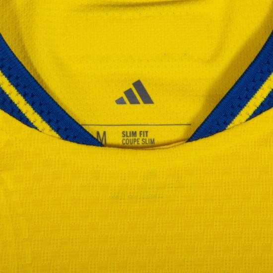 Hombre Camiseta Suecia 2026 Local Auténtica Mundial GYÖKERES #17