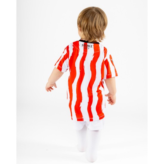 Kit local 2025/26 del Stoke City para niño