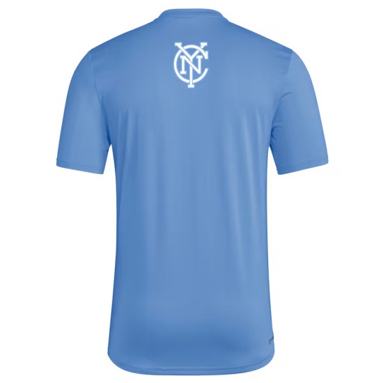 Camiseta Tercera Hook AEROREADY 2025 del New York City FC para Mujer - Azul Camiseta Tercera Hook AEROREADY 2025 del New York City FC para Mujer - Azul