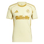 Camiseta infantil New England Revolution 2025 tercera pre partido - amarilla