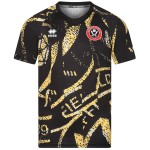 Camiseta de calentamiento tercera de niño Sheffield United 2025/26 - Negro Camiseta de calentamiento tercera de niño Sheffield United 2025/26 - Negro