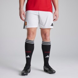 Niño Manchester United 2025/26 Pantalones Cortos Local - Blanco