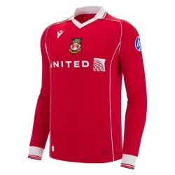 Camiseta de manga larga local 2025/26 del Wrexham AFC para niño