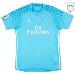 Hombre Camiseta retro portero Real Madrid 2016/17