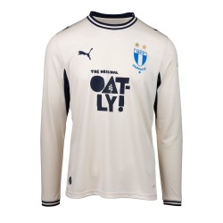Camiseta de manga larga de visitante Malmö FF 2026 - Blanca para niños