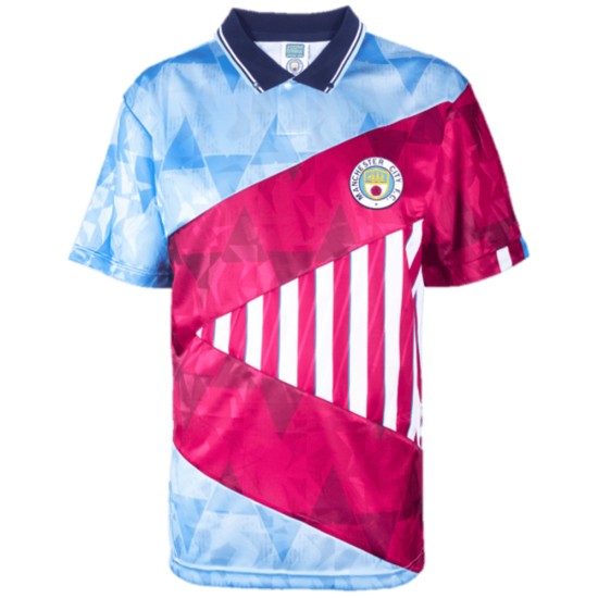 Camiseta Retro Mash-Up Manchester City 1990 para Hombre Camiseta Retro Mash-Up Manchester City 1990 para Hombre