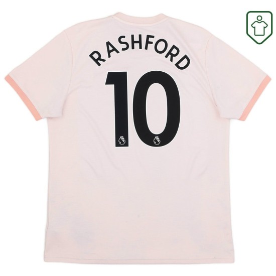 Camiseta retro visitante hombre Manchester United 2018/19 Rashford #10
