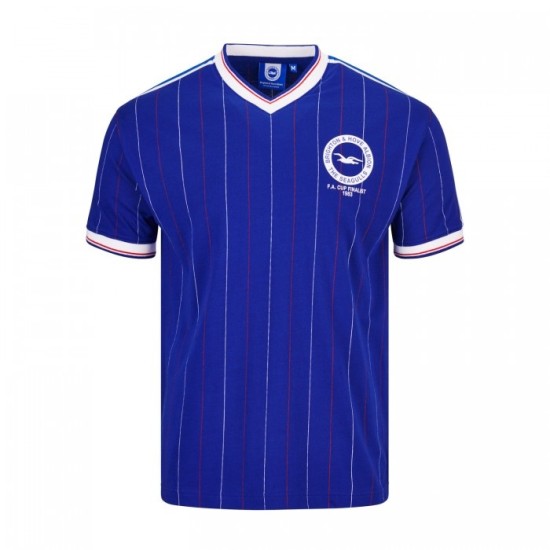 Camiseta Retro Infantil Brighton & Hove Albion 1983 Home Finalistas FA Cup Camiseta Retro Infantil Brighton & Hove Albion 1983 Home Finalistas FA Cup