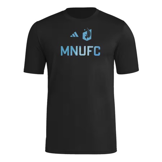 Camiseta hombre Minnesota United FC 2025 tercera Hook AEROREADY - negra Camiseta hombre Minnesota United FC 2025 tercera Hook AEROREADY - negra