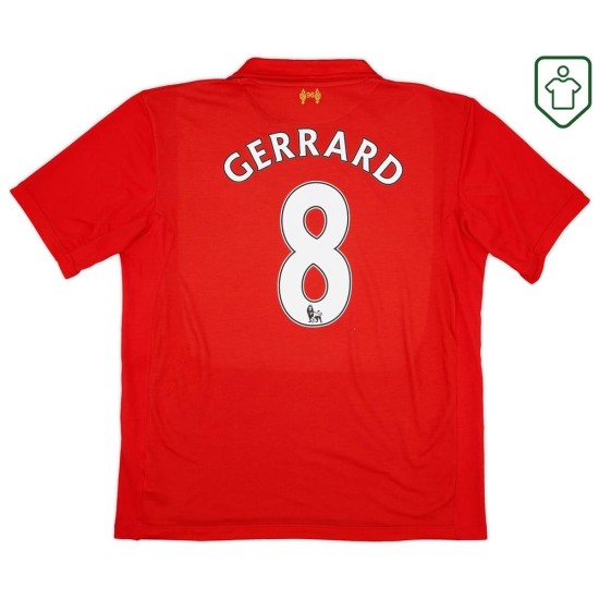 Camiseta retro local hombre Liverpool 2012/13 Gerrard #8 Camiseta retro local hombre Liverpool 2012/13 Gerrard #8