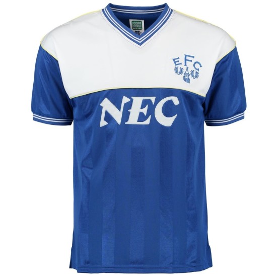 Camiseta Retro Mujer Everton 1986 Camiseta Retro Mujer Everton 1986
