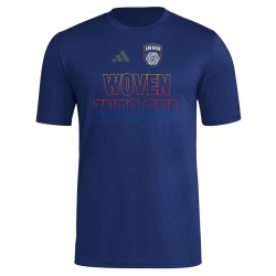 Camiseta Niño San Diego FC 2025 Tercera Hook AEROREADY Azul Marino