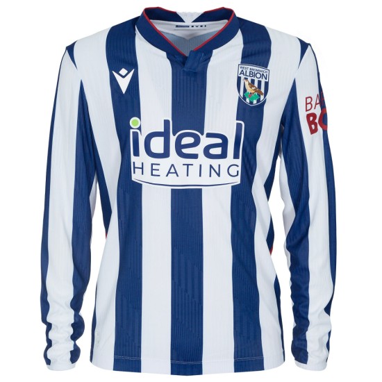 Camiseta de manga larga de la 1.ª equipación del West Bromwich Albion 2026/27 para niño Camiseta de manga larga de la 1.ª equipación del West Bromwich Albion 2026/27 para niño