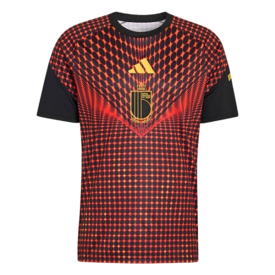 Camiseta de calentamiento tercera Mundial 2026 de Bélgica para hombre Camiseta de calentamiento tercera Mundial 2026 de Bélgica para hombre
