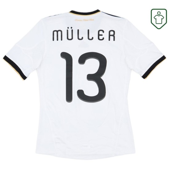 Camiseta retro local Alemania 2010/11 para hombre Müller #13