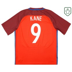 Camiseta retro visitante Inglaterra 2016/17 para hombre Kane #9