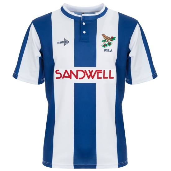 Camiseta retro de local del West Bromwich Albion para hombre 1990/91 Camiseta retro de local del West Bromwich Albion para hombre 1990/91