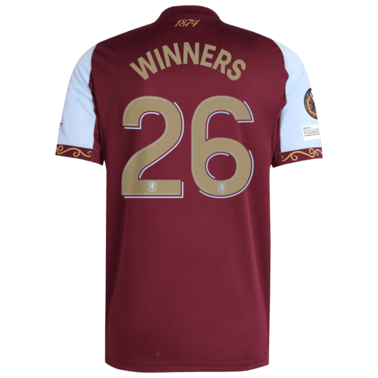 Camiseta Aston Villa Campeón de la UEFA Europa League 2025/26 Hombre Camiseta Aston Villa Campeón de la UEFA Europa League 2025/26 Hombre