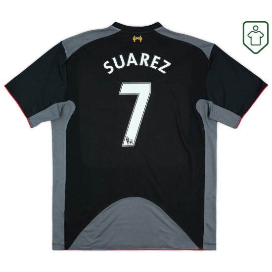 Camiseta retro visitante hombre Liverpool 2012/13 Suarez #7 Camiseta retro visitante hombre Liverpool 2012/13 Suarez #7