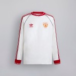 Camiseta Manga Larga Manchester United 1991 Away Retro Mujer