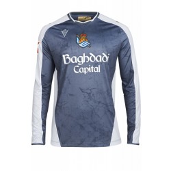 Camiseta visitante de manga larga 2025/26 de la Real Sociedad para niño