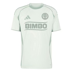 Camiseta infantil Philadelphia Union 2025 tercera pre partido - verde