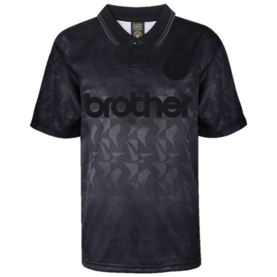 Camiseta Retro Blackout Manchester City 1990 para Hombre