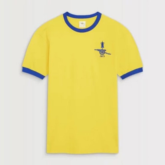 Camiseta Retro de Visitante FA Cup 1971 Arsenal Infantil