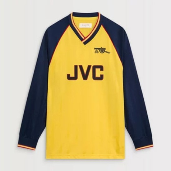 Camiseta Retro de Visitante de Manga Larga Arsenal 1988/89 para Hombre