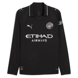 Camiseta de Visitante de Manga Larga Niño Manchester City 2025/26