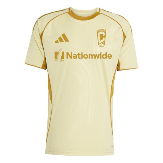 Camiseta Previa al Partido Tercera 2025 del Columbus Crew para Mujer - Amarilla Camiseta Previa al Partido Tercera 2025 del Columbus Crew para Mujer - Amarilla
