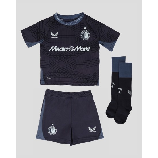 Kit de visitante Feyenoord 2025/26 niño