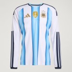 Camiseta oficial de local Argentina 2026 de manga larga para hombre