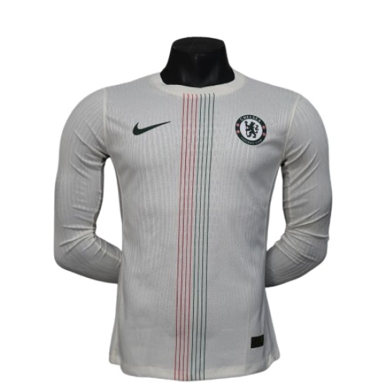 Hombre Chelsea 2025/26 Camiseta de Visitante Manga Larga