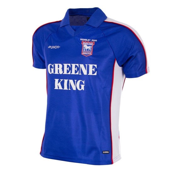 Mujeres Ipswich Town 1999/00 Retro Camiseta Ganadoras Play-Off Mujeres Ipswich Town 1999/00 Retro Camiseta Ganadoras Play-Off