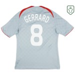 Camiseta retro visitante hombre Liverpool 2008/09 Gerrard #8