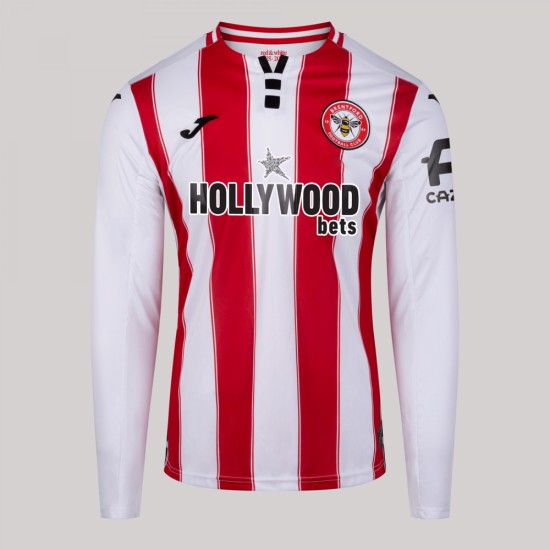 Camiseta Local Manga Larga Niño Brentford 2025/26 Camiseta Local Manga Larga Niño Brentford 2025/26