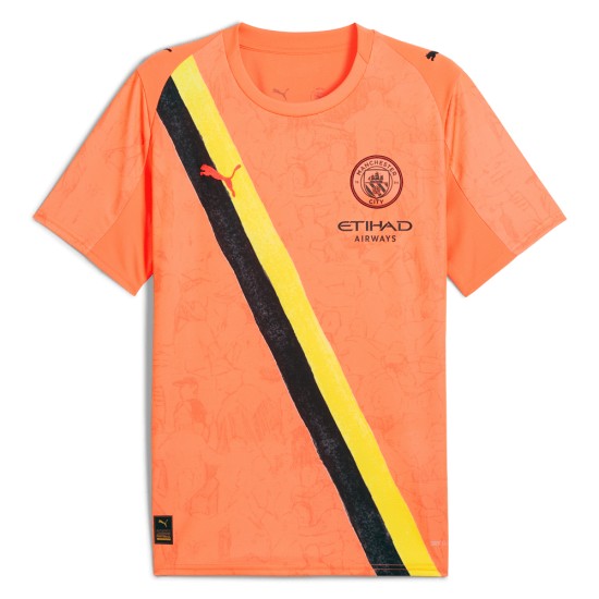Camiseta hombre Manchester City 2025/26 KidSuper - Naranja Camiseta hombre Manchester City 2025/26 KidSuper - Naranja