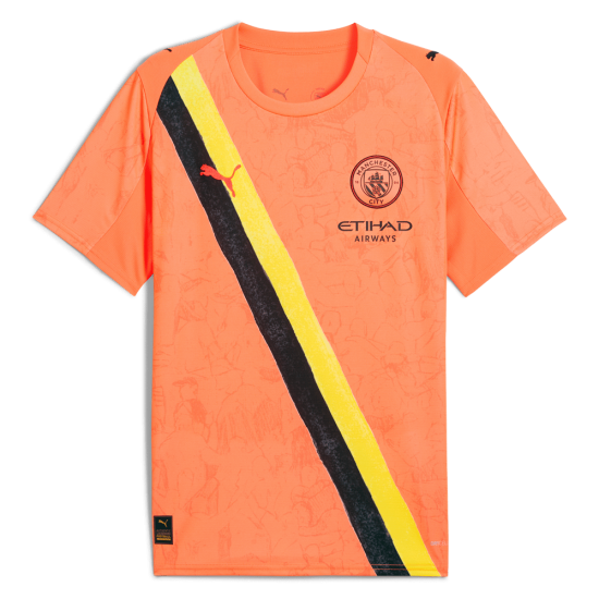 Camiseta hombre Manchester City 2025/26 KidSuper - Naranja Camiseta hombre Manchester City 2025/26 KidSuper - Naranja
