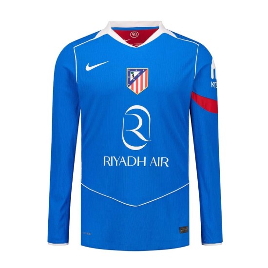 Camiseta de hombre Atlético de Madrid 2025/26 tercera manga larga Camiseta de hombre Atlético de Madrid 2025/26 tercera manga larga