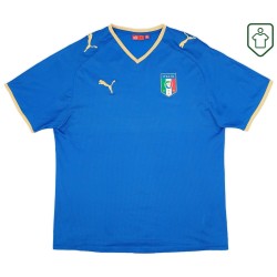 Camiseta retro local Italia 2007/08 para hombre