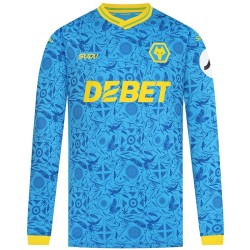 Niños Wolverhampton Wanderers 2025/26 Tercer Camiseta de Manga Larga