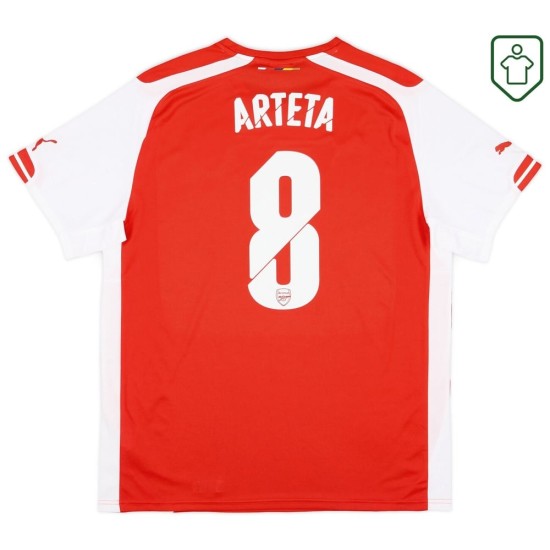 Camiseta retro local hombre Arsenal 2014/15 Arteta #8 Camiseta retro local hombre Arsenal 2014/15 Arteta #8