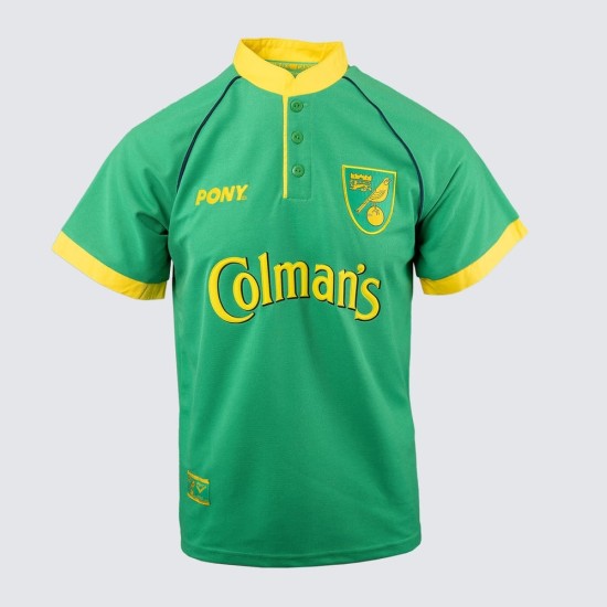 Camiseta retro de visitante del Norwich City para hombre 1997/99 Camiseta retro de visitante del Norwich City para hombre 1997/99